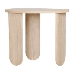 SEMA DESIGN Table Appoint Effet Bois Naturel - Folky