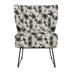 SEMA DESIGN Fauteuil Palmier Noir - Palmea