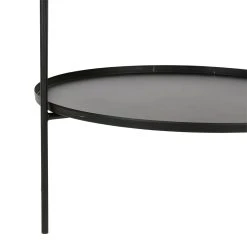 SEMA DESIGN Tables D'appoint X2 En Manguier Naturel Et Fer Noir - Hervea -SEMA design Boutique 77068 DET03 WEB