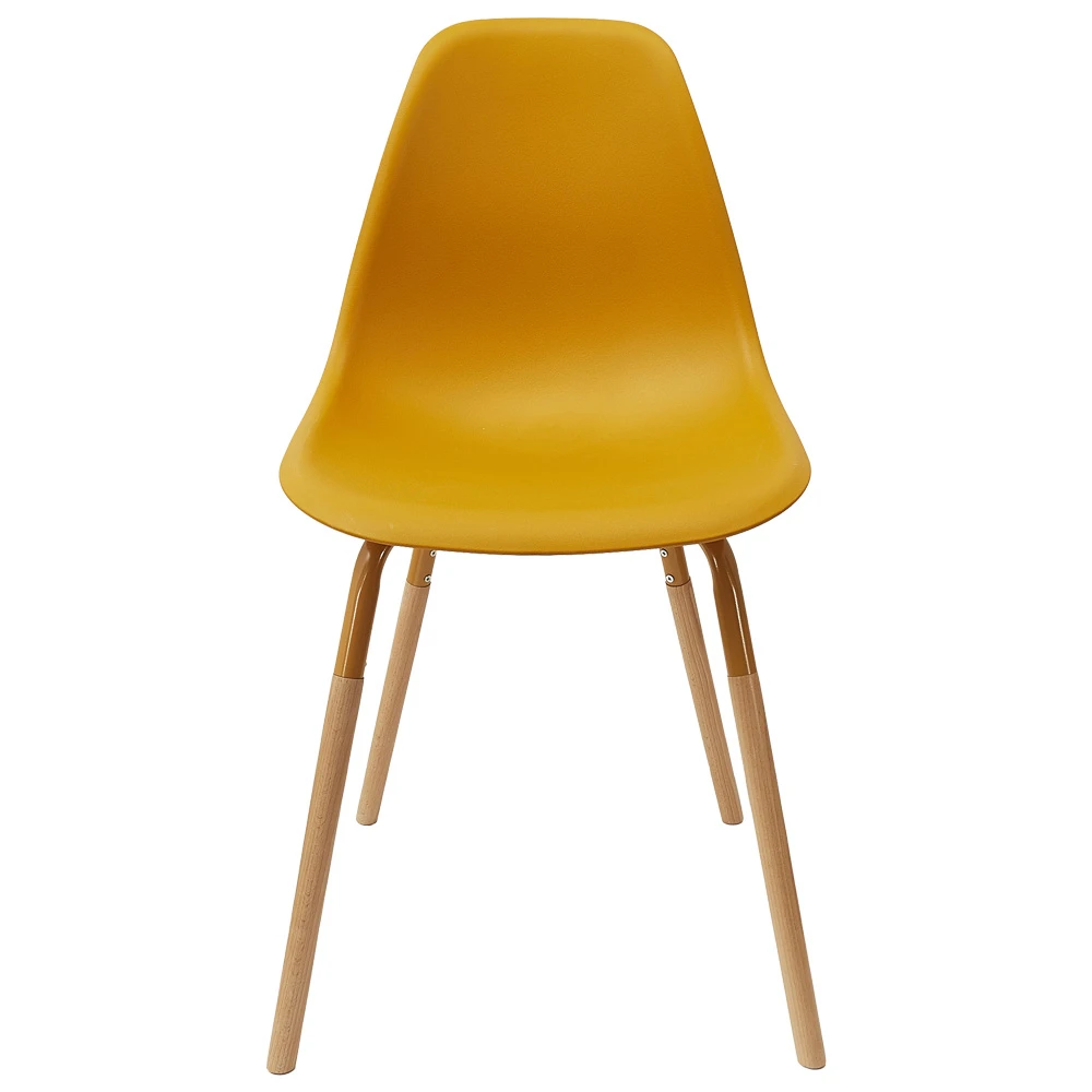 Home Déco Factory Chaise De Salle à Manger Scandinave Moutarde - Phenix 4 Home Déco Factory Chaise De Salle à Manger Scandinave Moutarde - Phenix – Image 2