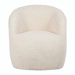 SEMA DESIGN Fauteuil Club Tissu Bouclette Crème - Cosine -SEMA design Boutique cf845 fauteuil tissu bouclette creme 2 cosine